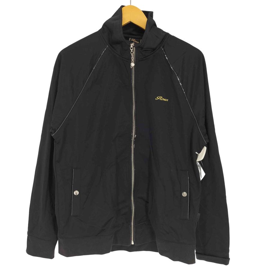 【Roen】ロエン スカル＆レオパード柄 スタッズトラックジャケット y2k Roen（ロエン） ロゴ刺繍 背面スタッズデザイン スカルジップ トラック