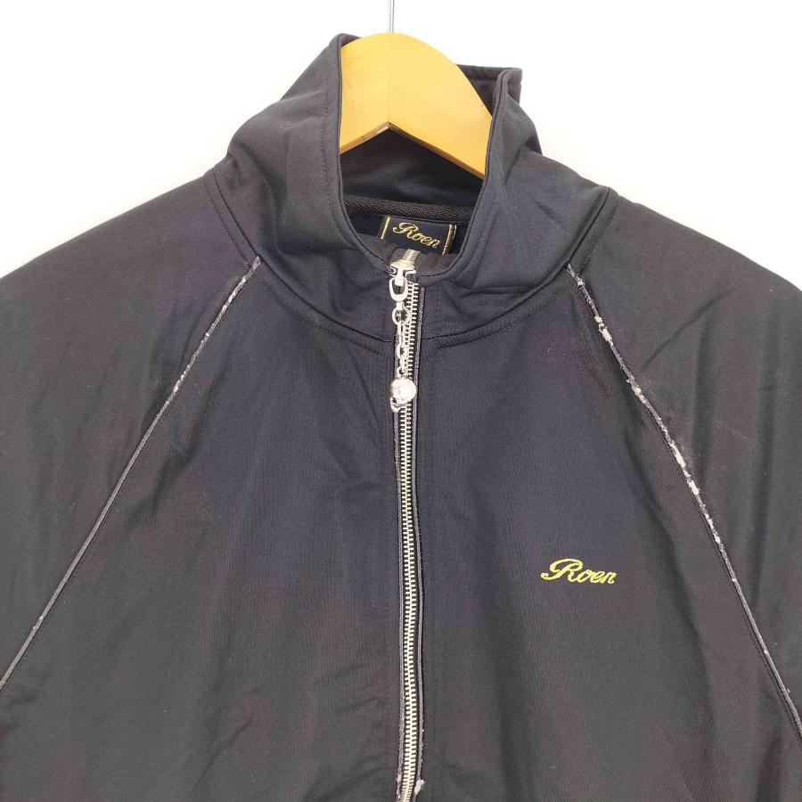 Roen（ロエン） ロゴ刺繍 背面スタッズデザイン スカルジップ トラック