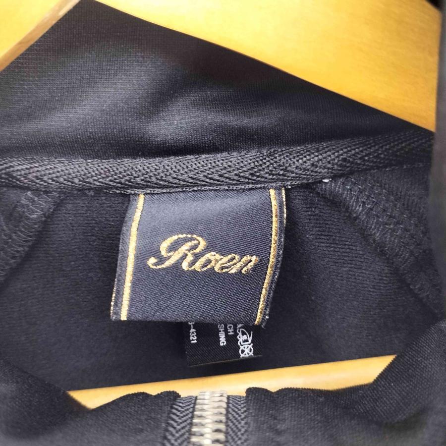Roen（ロエン） ロゴ刺繍 背面スタッズデザイン スカルジップ トラック
