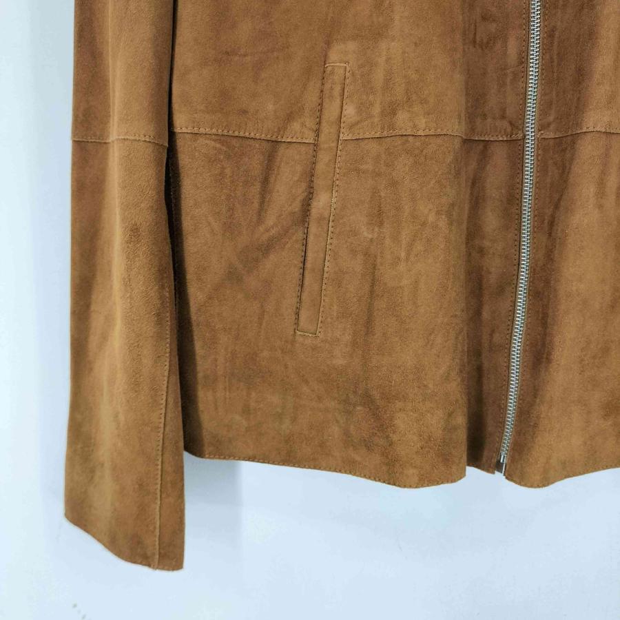 ZARA スエード 本革ライダース ZARA スエードレザー ブラウン - メルカリ