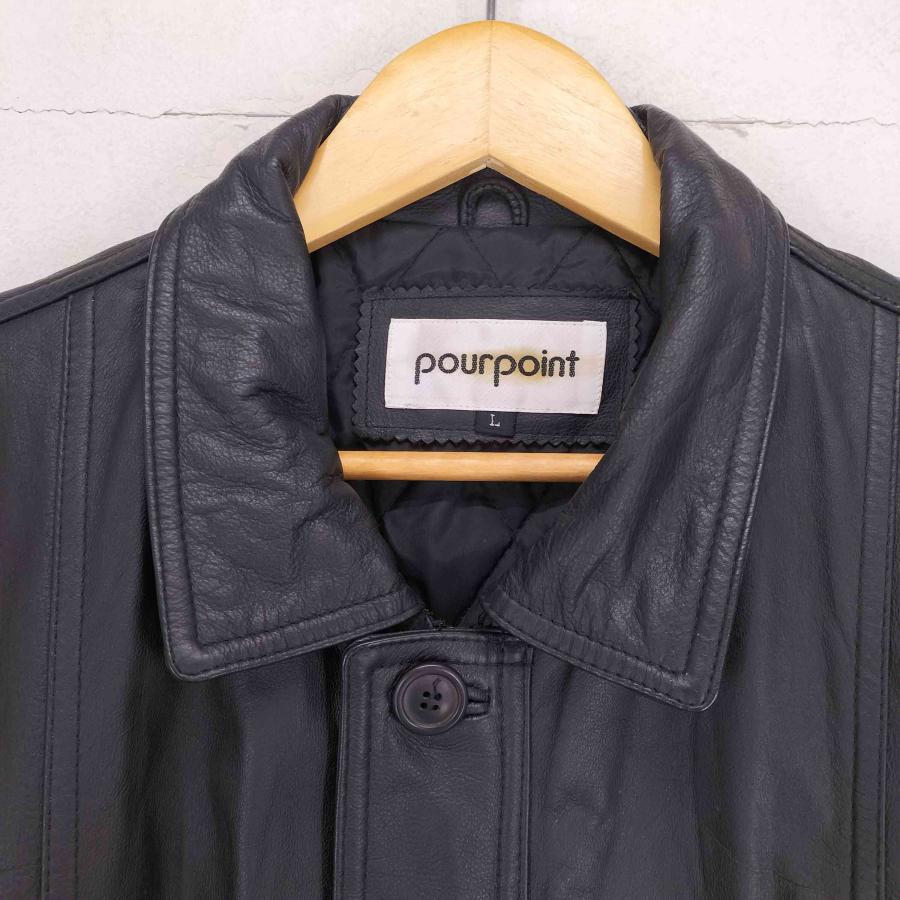 USED古着(ユーズドフルギ) pourpoint レザーハーフコート メンズ USED古着(ユーズドフルギ) pourpoint レザーハーフコート メンズ JPN