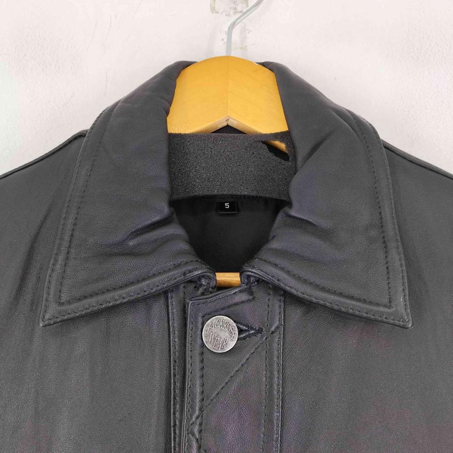 JACKROSE(ジャックローズ) 羊革レザートラッカージャケット メンズ  5【中古】【ブランド古着バズストア】 JACKROSE（ジャックローズ） 羊革レザートラッカージャケット メンズ 5