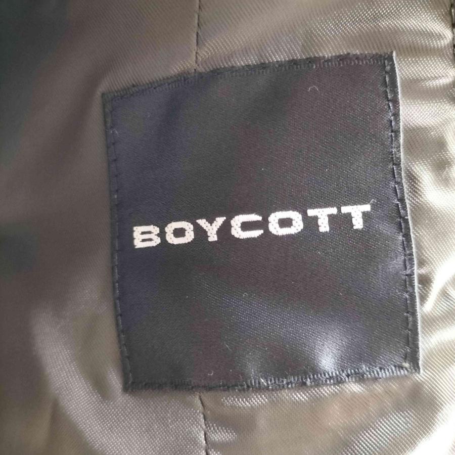 BOYCOTT（ボイコット） レザー 段返り3B テーラードジャケット メンズ