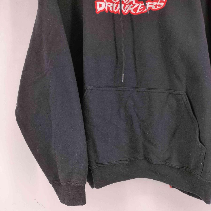 PUNK DRUNKERS DRUNKERS(パンクドランカーズ) ロゴ刺繍 フーディ
