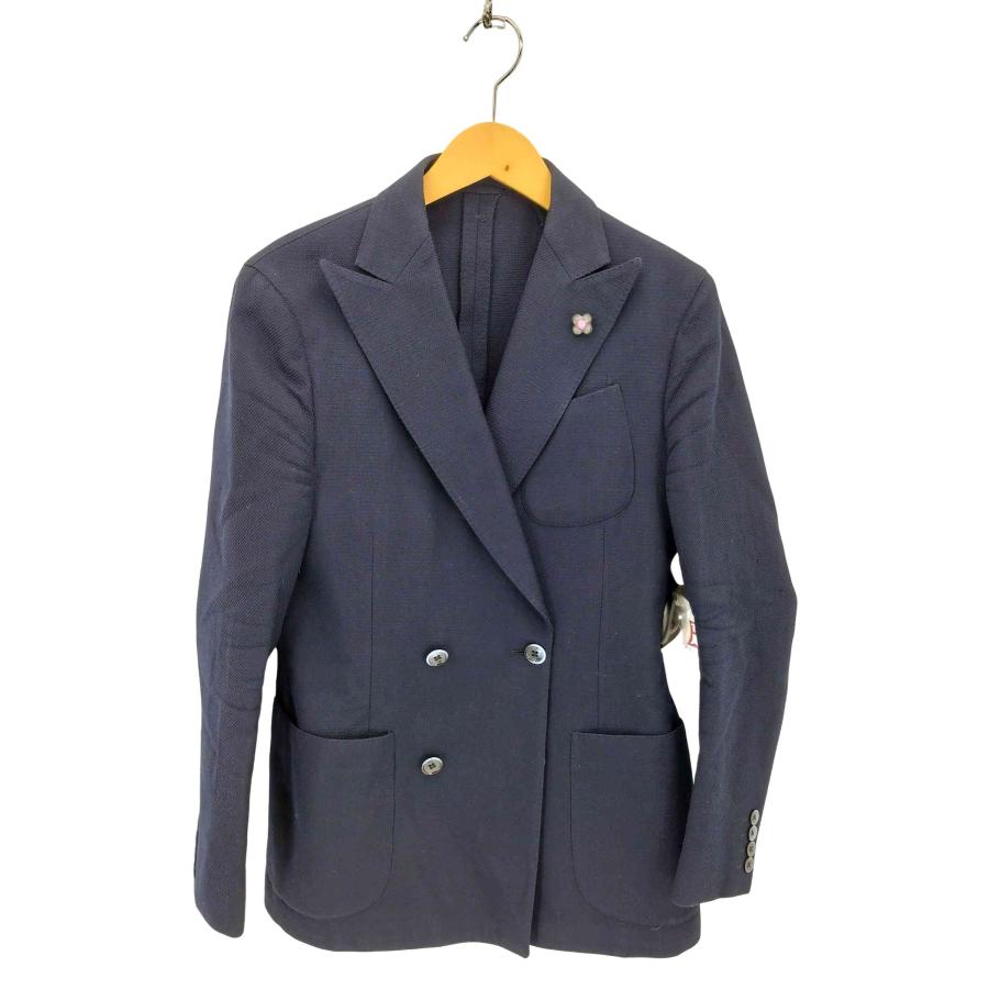LARDINI(ラルディー二) イタリア製 ダブルブレスト テーラードジャケット メンズ  46【中古】【ブランド古着バズストア】 LARDINI（ラルディーニ） LARDINI(ラルディー二) イタリア製 ダブル