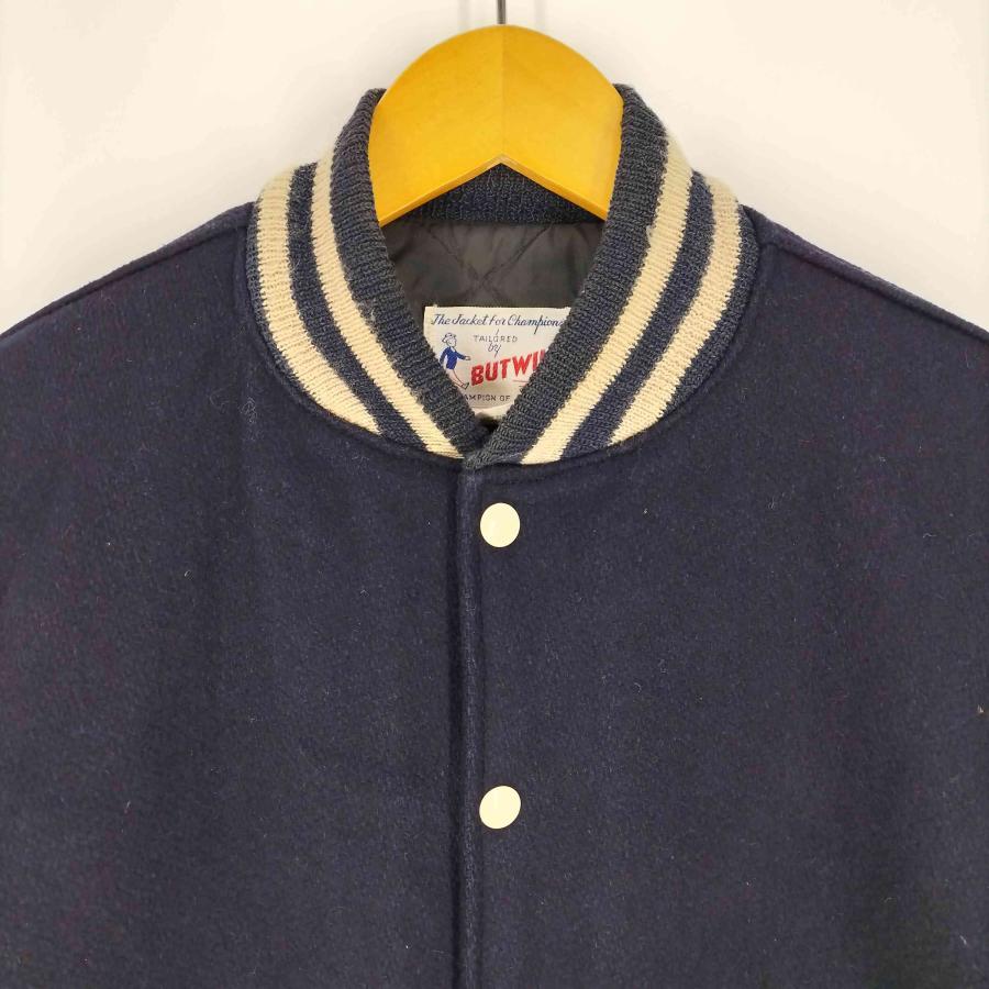 BUTWIN（バトウィン） 60S~70S アームレザー ウールスタジャン メンズ