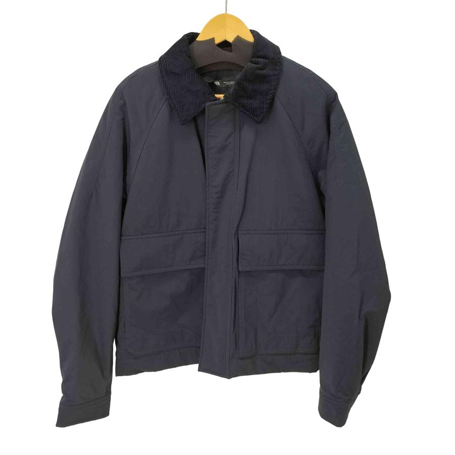 新品 ZARA コーデュロイ テディジャケット L 黒 21AW 【公式通販】