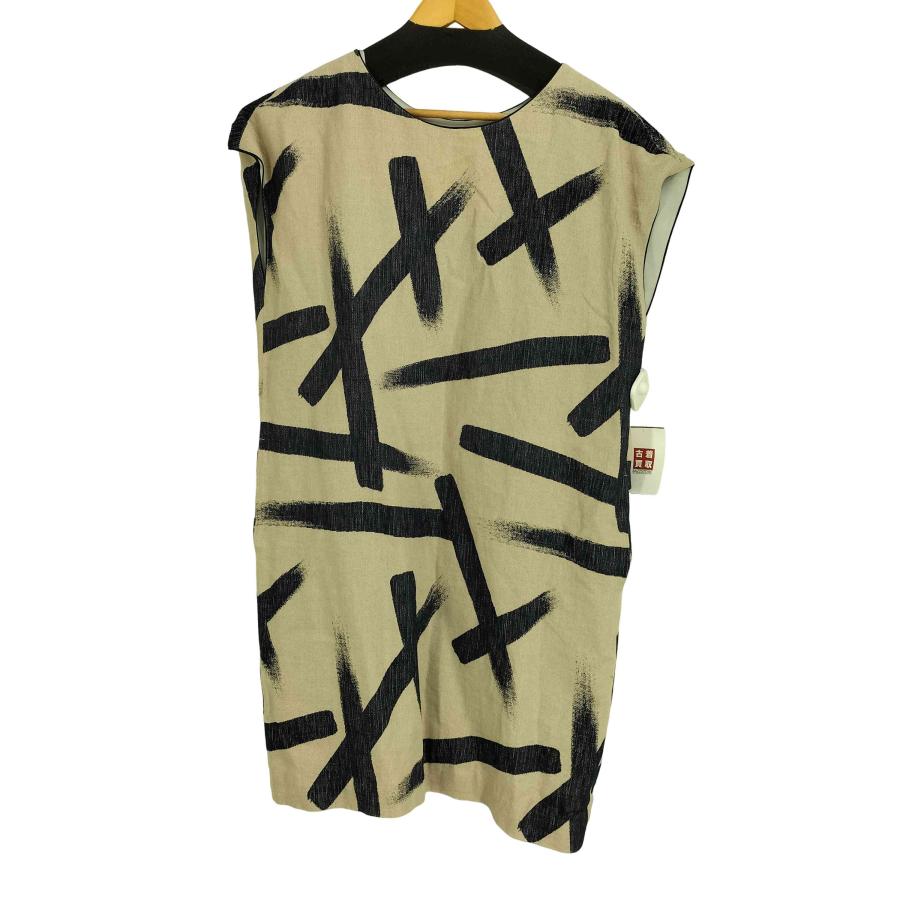 mina perhonen(ミナペルホネン) motion ノースリーブワンピース レディース US：0-2 【中古】【ブランド古着バズストア】 mina perhonen（ミナペルホネン） motion ノースリーブワンピース