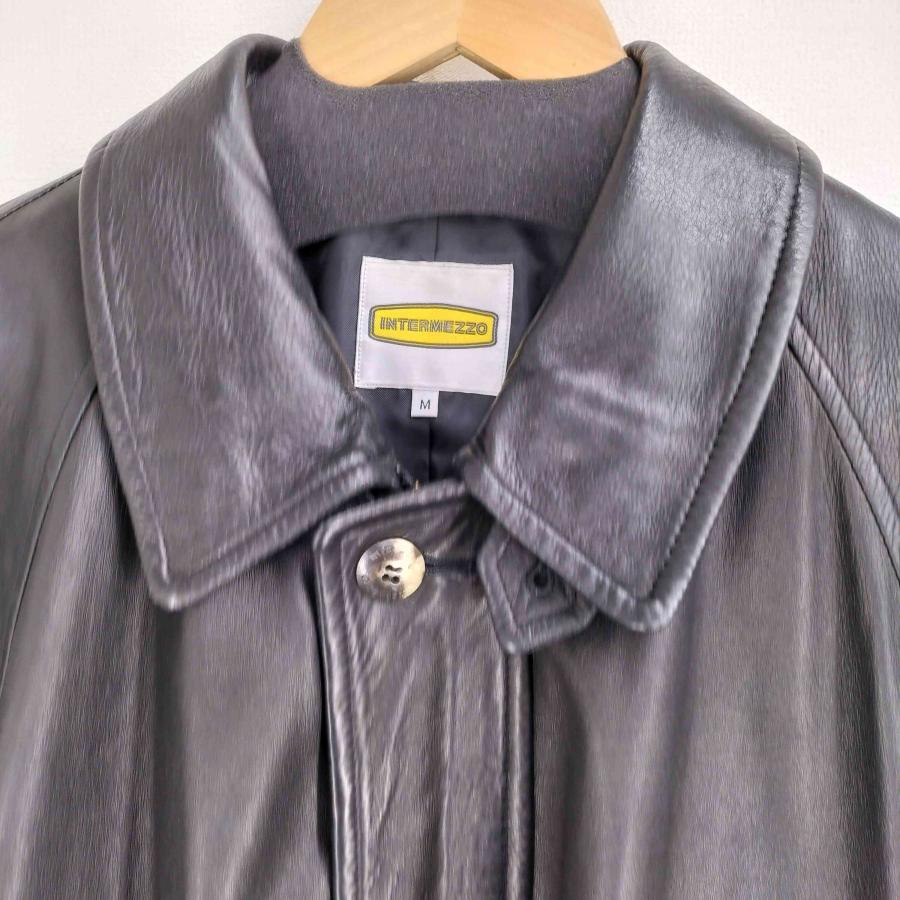 古着レザージャケットINTERMEZZO 羊革 INTERMEZZO INTERMEZZO(インターメッツォ) 羊革 ジップアップ