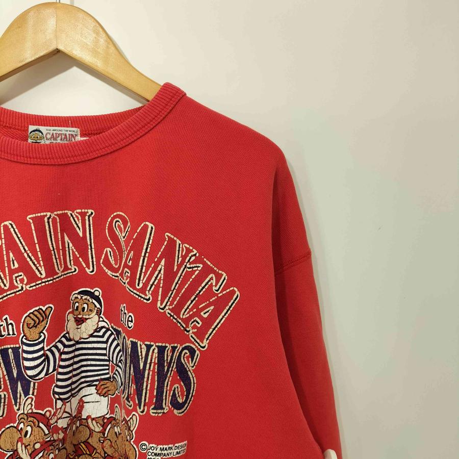 CAPTAIN SANTA SANTA(キャプテンサンタ) フロントプリントクルーネック