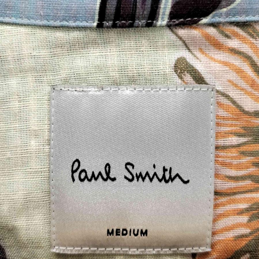 Paul Smith（ポール・スミス） 花柄 総柄 開襟 オープンカラー リネン