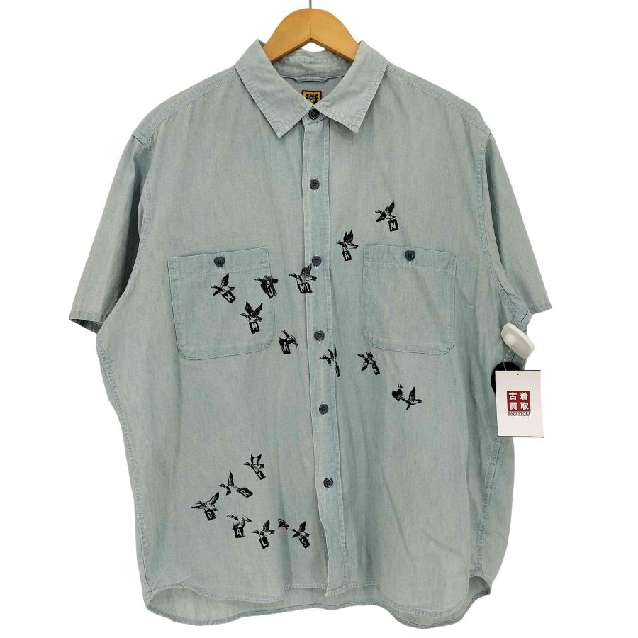 HUMAN MADE(ヒューマンメイド) CHAMBRAY S/S SHIRT メンズ JPN：XXL 【中古】【ブランド古着バズストア】 HUMAN MADE（ヒューマンメード） HUMAN MADE(ヒューマンメイド