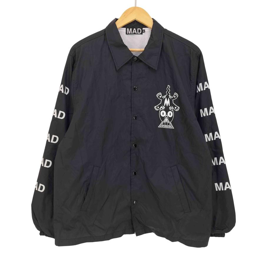 UNDERCOVER(アンダーカバー) MAD ロゴプリント ナイロン コーチジャケット メンズ JPN：M 【中古】【ブランド古着バズストア】 UNDERCOVER（アンダーカバー） MAD ロゴプリント ナイロン コーチ
