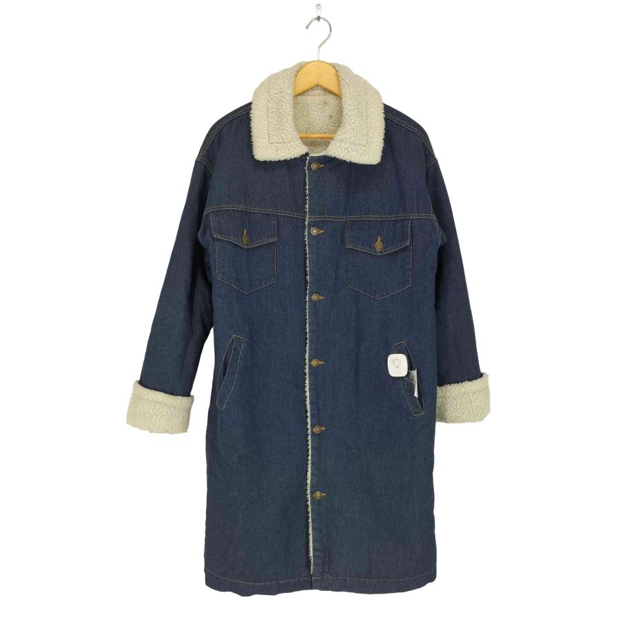 USED古着(ユーズドフルギ) 裏地ボアデニムコート レディース L 中古