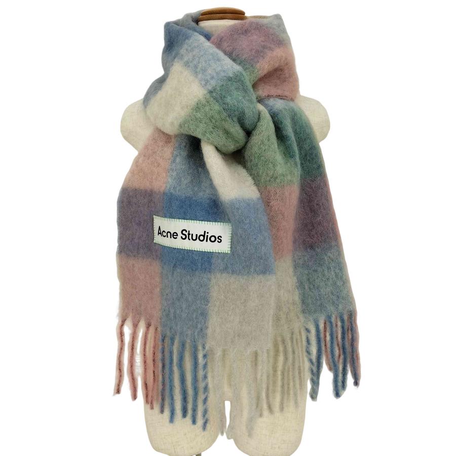 Acne Studios（アクネ ストゥディオズ） モヘアチェックスカーフ 大判