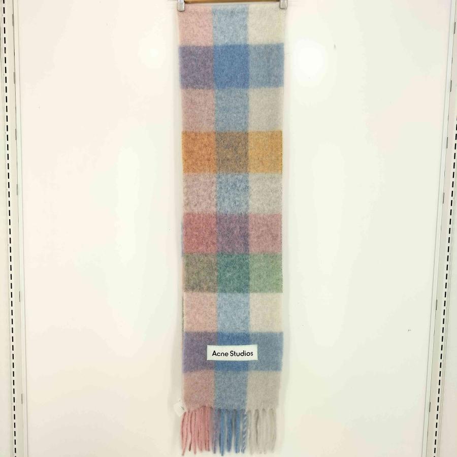 Acne Studios（アクネ ストゥディオズ） モヘアチェックスカーフ 大判