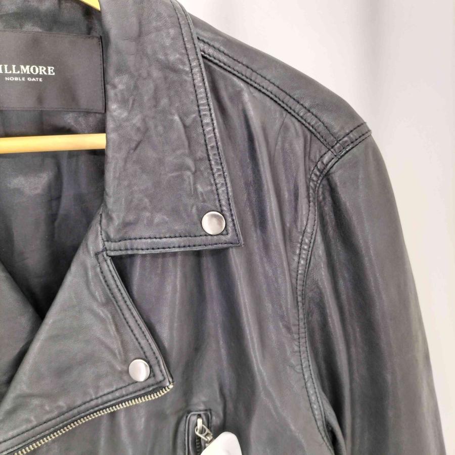 USED古着(ユーズドフルギ) {{FILLMORE}} ラムレザー ダブルライダース ジャケット メンズ import：L 【中古】【ブランド古着バズストア】 USED古着(ユーズドフルギ) {{FILLMORE}} ラムレザー ダブルライダース