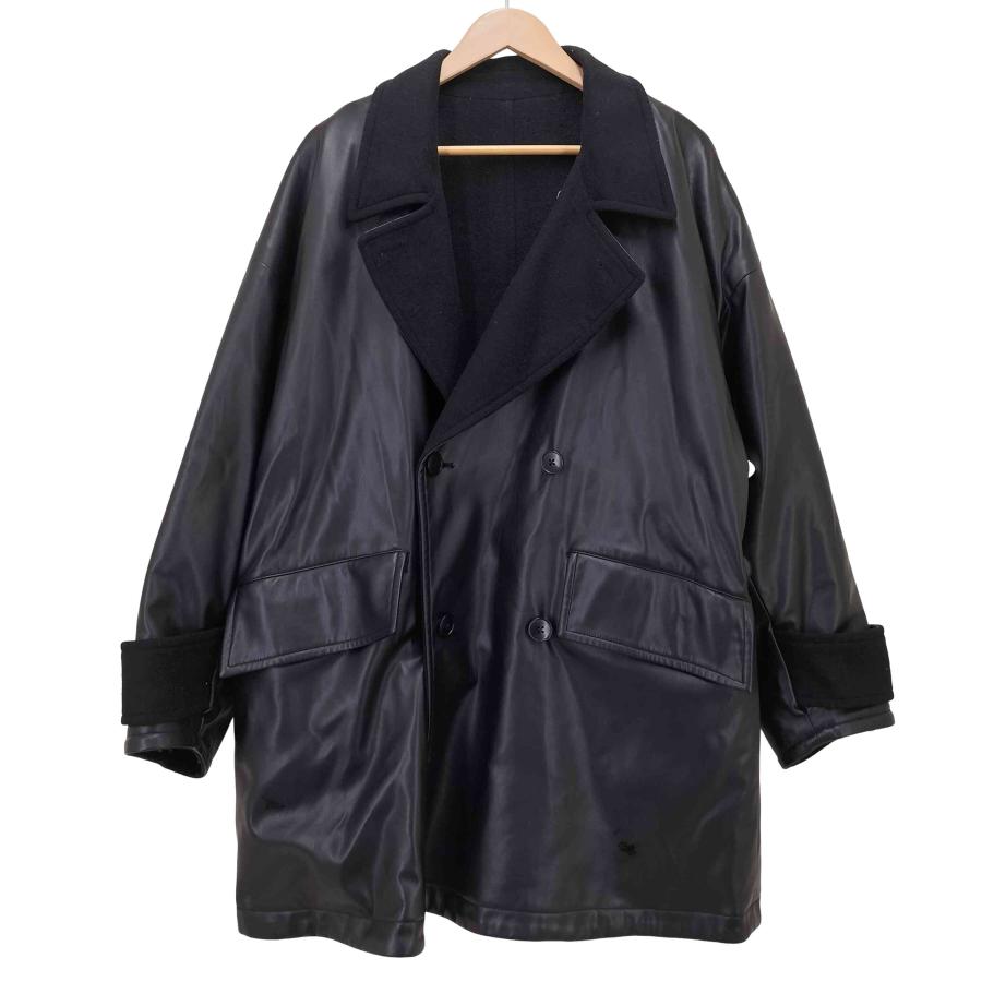 ハレ HARE リバーシブルフェイクレザーコート メンズ M HARE（ハレ） リバーシブルフェイクレザーコート メンズ JPN：S 中古