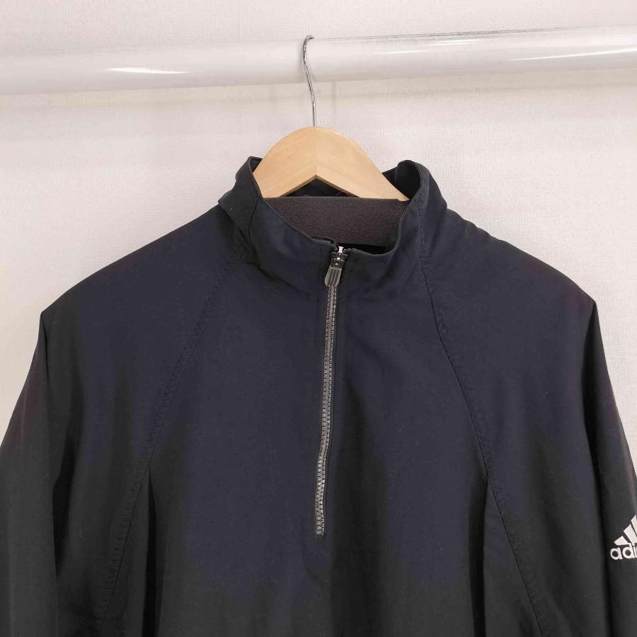 adidas（アディダス） 00S 復刻万国旗タグ ロゴ刺繍 ハーフジップ