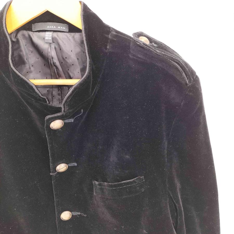 ZARA MAN(ザラマン) エポレット付き ベロア ナポレオンジャケット