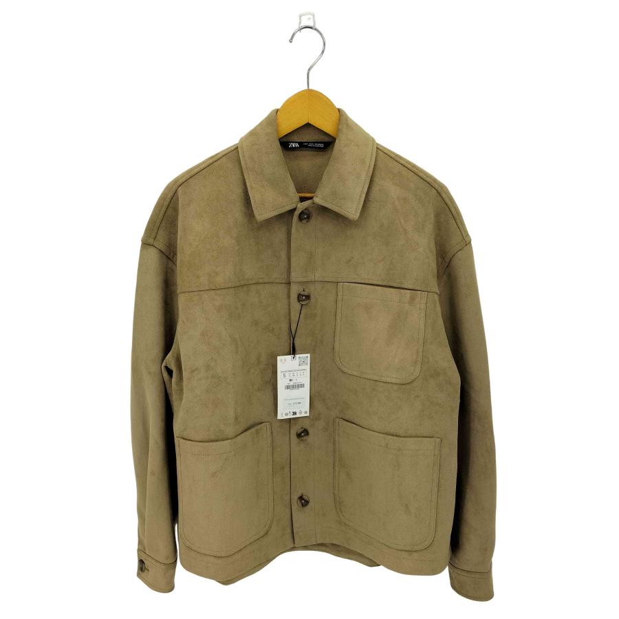 ZARA（ザラ） フェイク スエード スウェード シャツジャケット メンズ