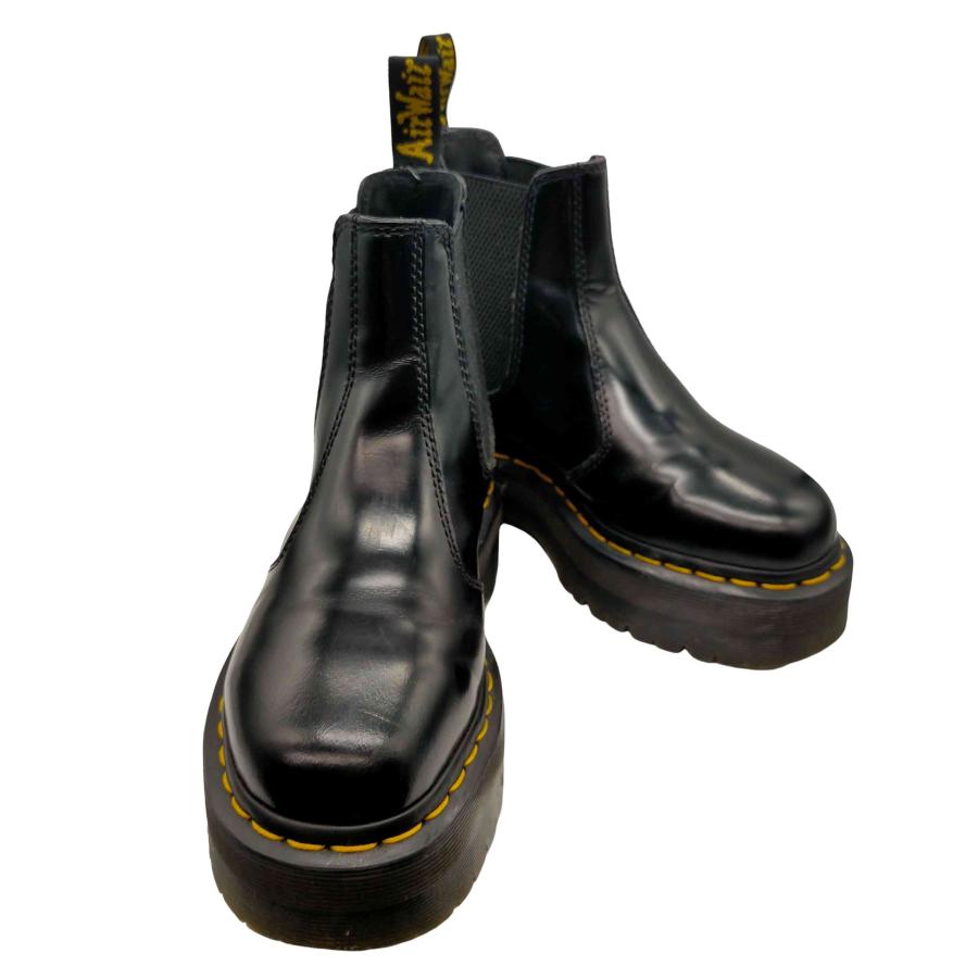 Dr.Martens(ドクターマーチン) QUAD CHELSEA BOOT SMOOTH サイドゴア チェルシー ブーツ スムース レディース UK：3 【中古】【ブランド古着バズストア】 Dr.Martens（ドクターマーチン） QUAD CHELSEA BOOT SMOOTH サイドゴア