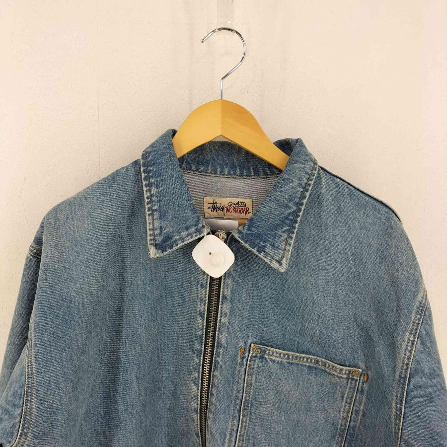 STUSSY（ステューシー） WORK GEAR DENIM ZIP WORK JACKET ジップ