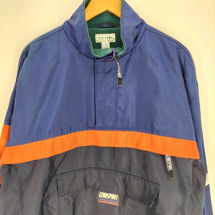 IZOD(アイゾッド) 90S 裏地フリース ハーフジップ ドローコード