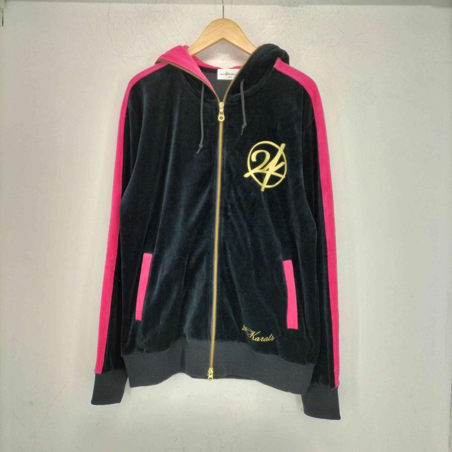 24karats 24karats(トゥエンティーフォーカラッツ) ベロアパーカー