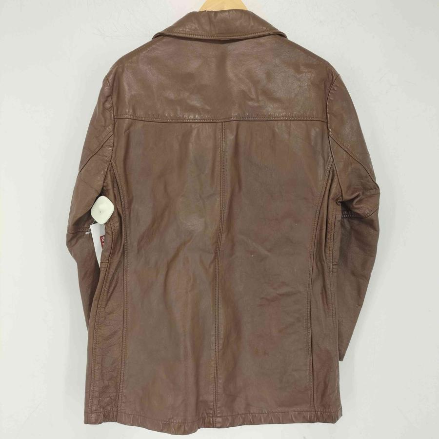 メンズ ユーズドフルギ USED古着 CASUAL LEATHER 牛革 レザーブルゾン 