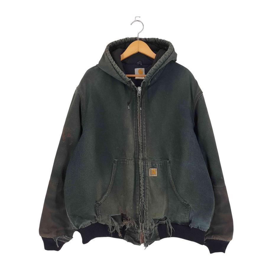 Carhartt(カーハート) 00S USA製 アクティブジャケット 襤褸 フェード メンズ import：XL 【中古】【ブランド古着バズストア】 Carhartt（カーハート） 00S USA製 アクティブジャケット 襤褸