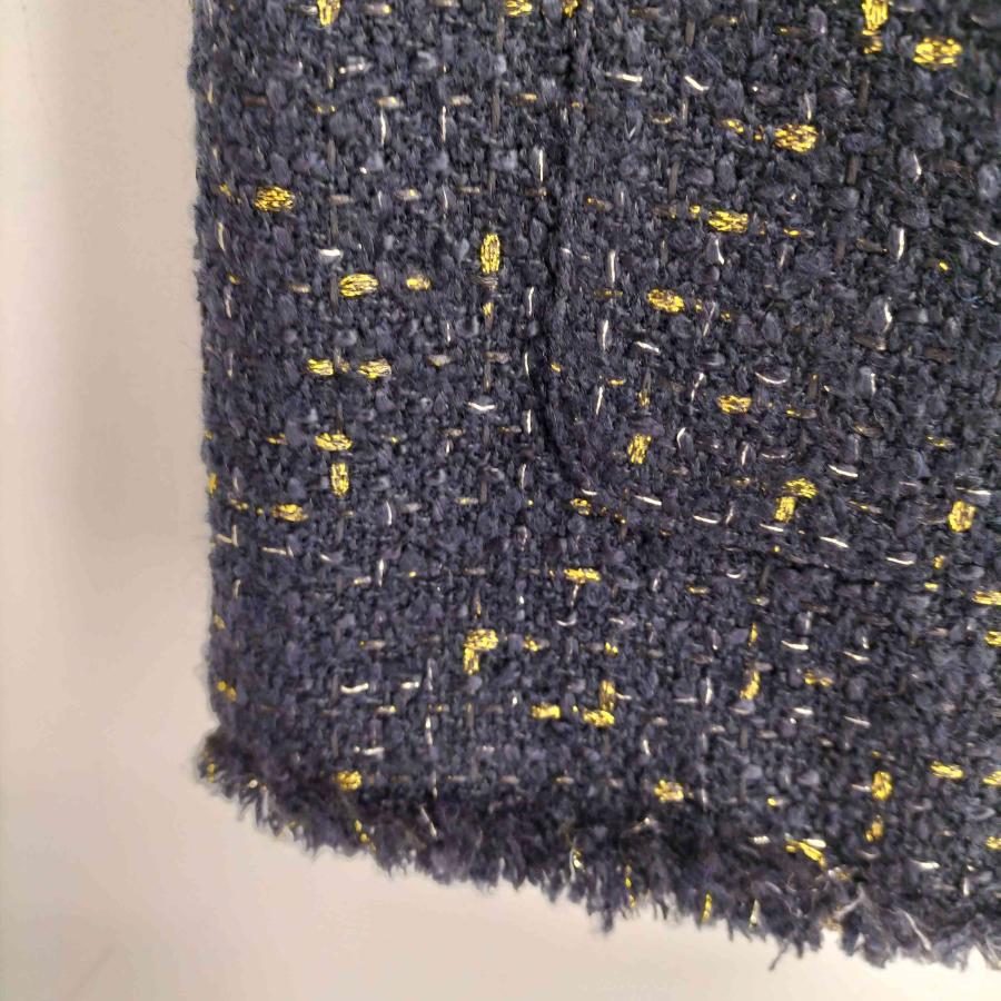 PLST（プラステ） ツイードノーカラージャケット レディース JPN：M