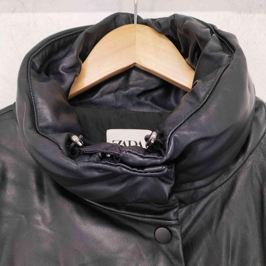 ZARA（ザラ） フェイクレザー ジャケット レディース import：M 中古