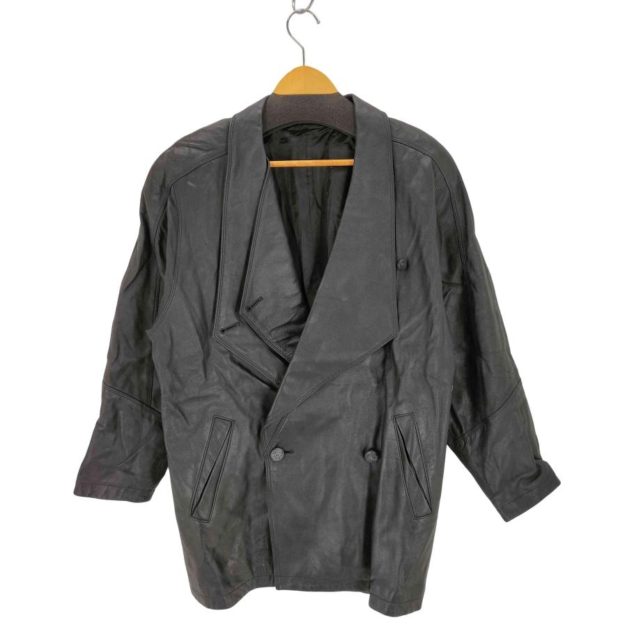USED古着(ユーズドフルギ) イタリア製 ラムレザー ダブルブレスト