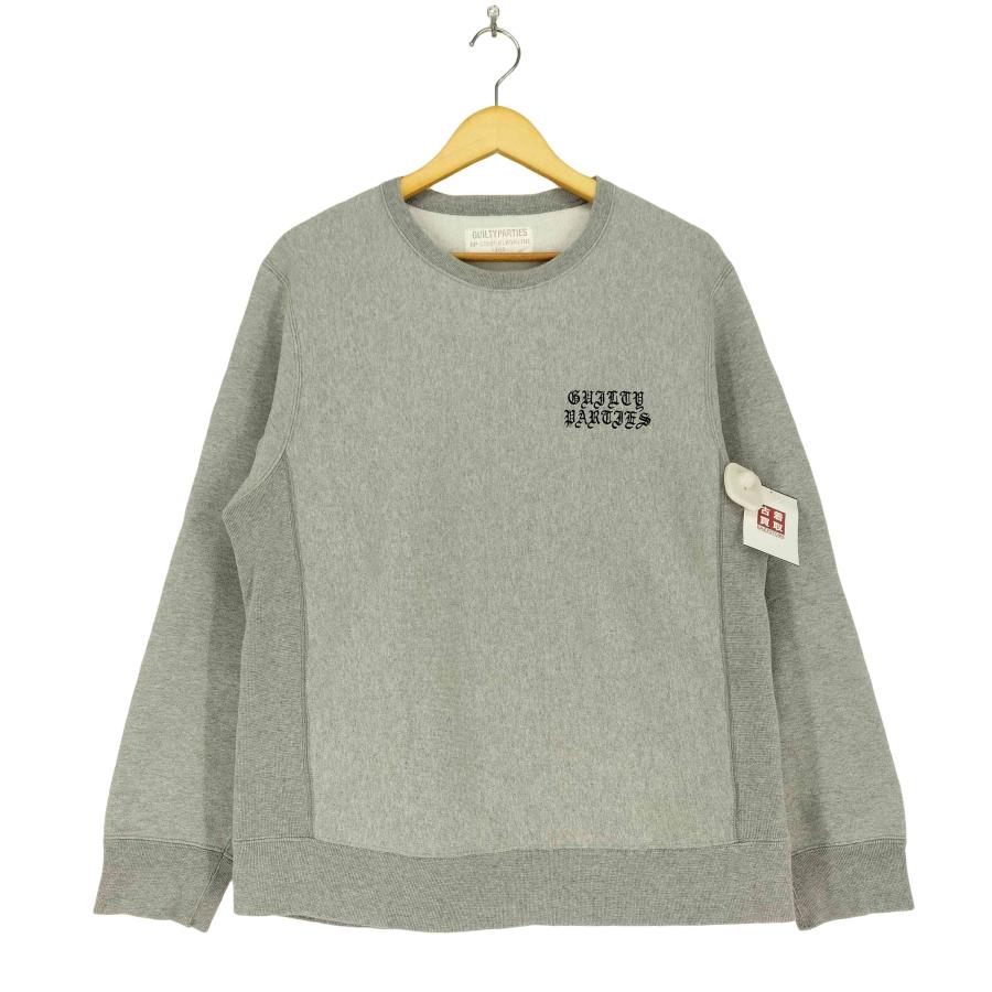 WACKO MARIA(ワコマリア) GP-C0001-BLANKLINE HEAVY WEIGHT CREW NECK SWEAT メンズ  L【中古】【ブランド古着バズストア】 WACKO MARIA（ワコマリア） GP-C0001-BLANKLINE HEAVY WEIGHT CR 中古