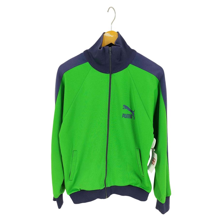 PUMA(プーマ) 80-90s 刺繍ロゴ トラックジャケット メンズ import：L 【中古】【ブランド古着バズストア】 PUMA（プーマ） 80-90s 刺繍ロゴ トラックジャケット メンズ import：L