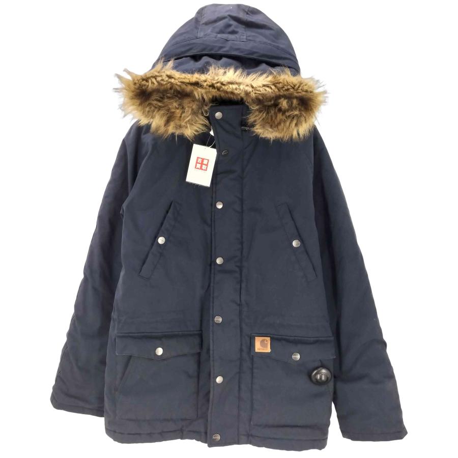 Carhartt WIP(カーハートワークインプログレス) TRAPPER PARKA トラッパー パーカー ジャケット アクリルファー メンズ import：L 【中古】【ブランド古着バズストア】 Carhartt WIP（カーハートワークインプログレス） TRAPPER PARKA