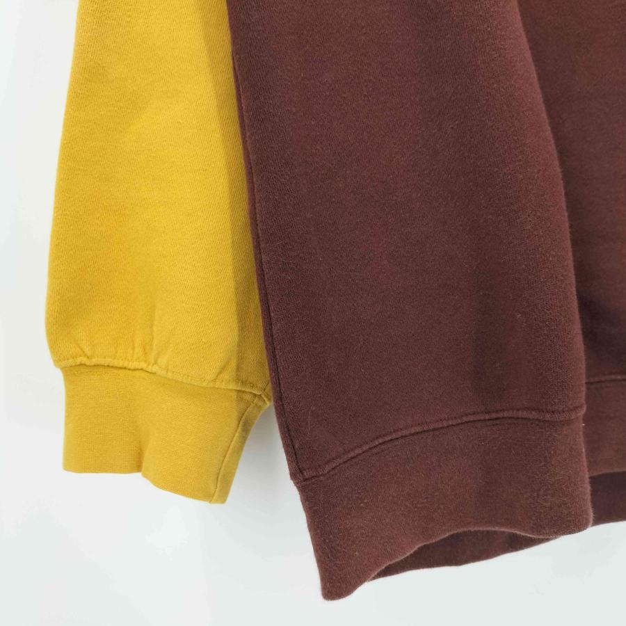 Stussy(ステューシー) 90S OLD 青タグ カレッジロゴ 三段 ラグラン スリーブ スウェット メンズ import：S 【中古】【ブランド古着バズストア】 STUSSY（ステューシー） 90S OLD 青タグ カレッジロゴ 三段 ラグラン
