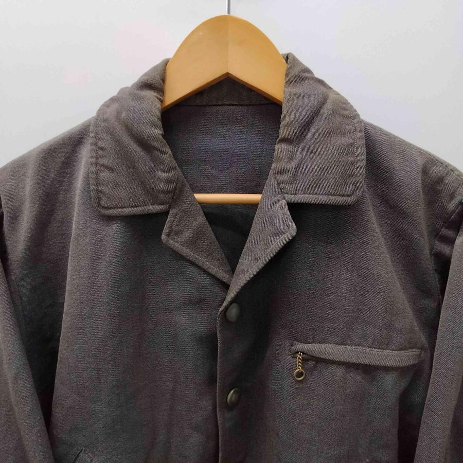 USED古着(ユーズドフルギ) YKK チェーンジップ 裏地ストライプ 開襟