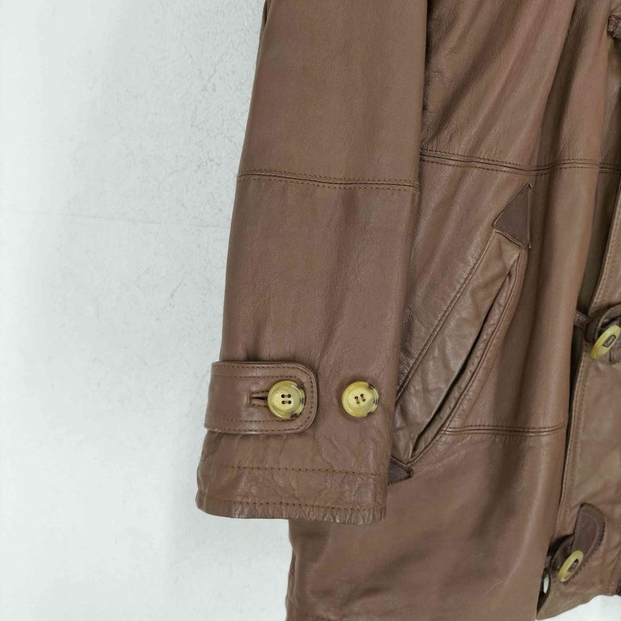 USED古着(ユーズドフルギ) {{R-1 pour homme}}ヨーク切替 レザー