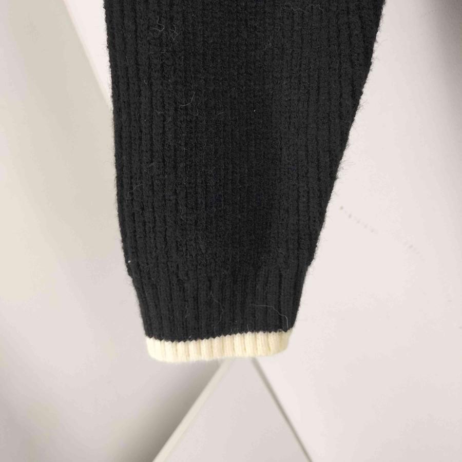 ZARA（ザラ） コントラストジップアップカーディガン メンズ import：M