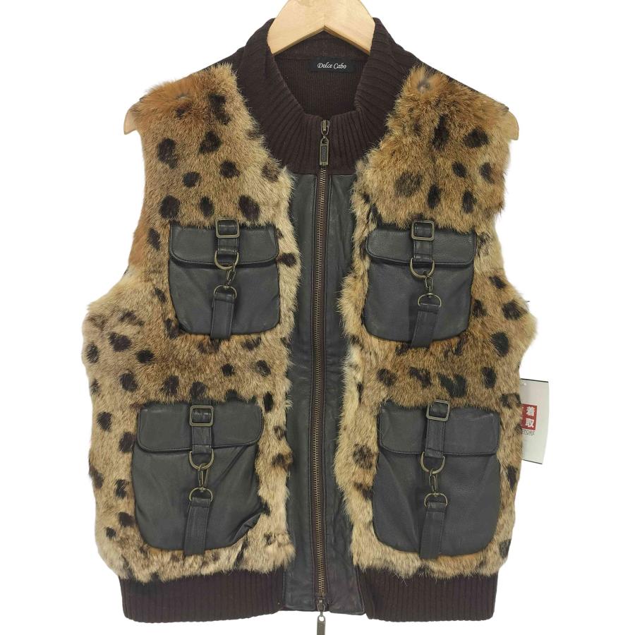 USED古着(ユーズドフルギ) ラビットファーベスト レディース JPN：L