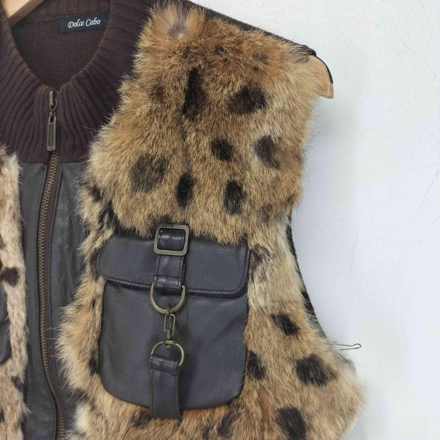 USED古着(ユーズドフルギ) ラビットファーベスト レディース JPN：L