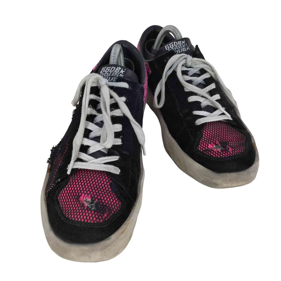 GOLDEN (ゴールデングース) ダメージ加工 ローカットスニーカー メンズ EUR：41 【中古】【ブランド古着バズストア】 GOLDEN GOOSE（ゴールデングース） ダメージ加工 ローカットスニーカー