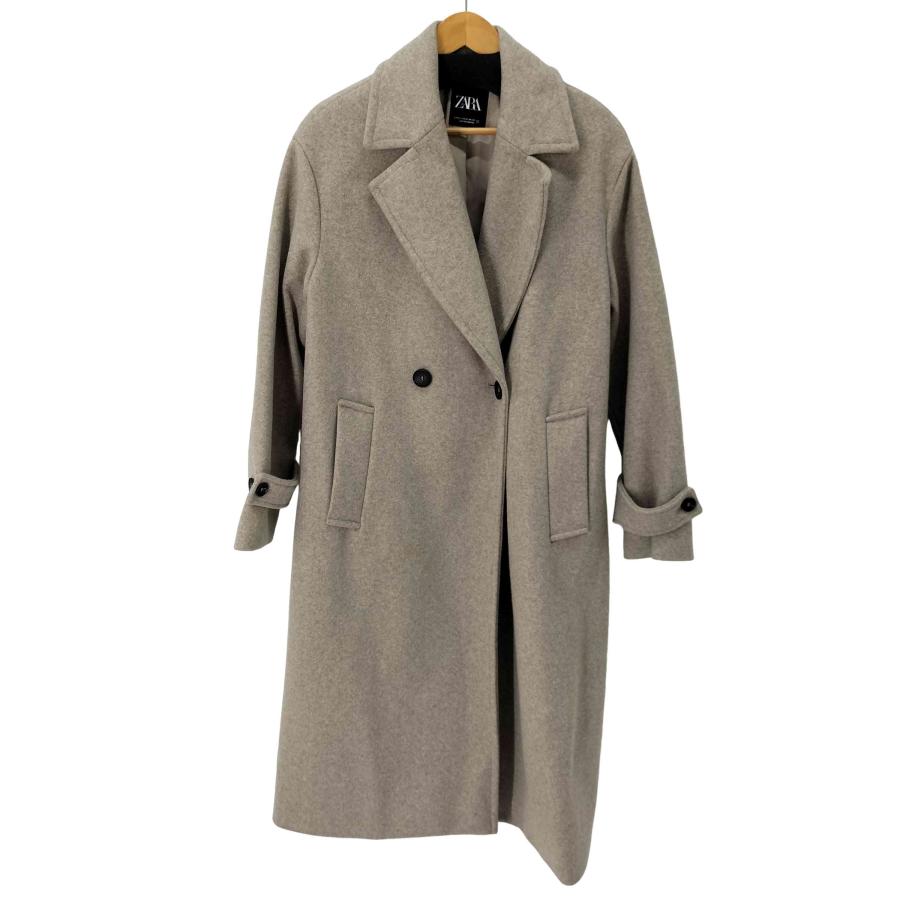 【完売人気商品】zara オーバーサイズ ソフトコート　xs ZARA（ザラ） オーバーサイズソフトコート ダブル チェスター