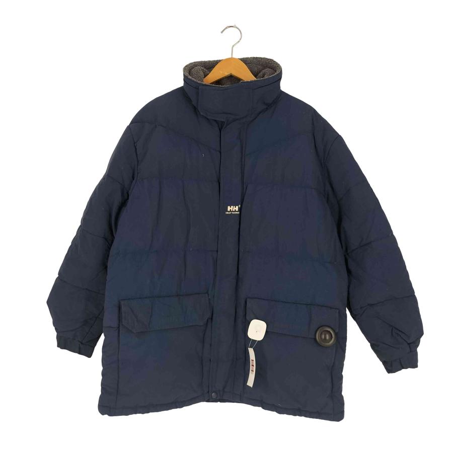 【未使用タグ付き】ヘリーハンセン XL 刺繍ロゴ 肉厚 ダウン リバーシブル 古着 90～00年代 ヘリーハンセン HELLY HANSEN リバーシブル ダウン