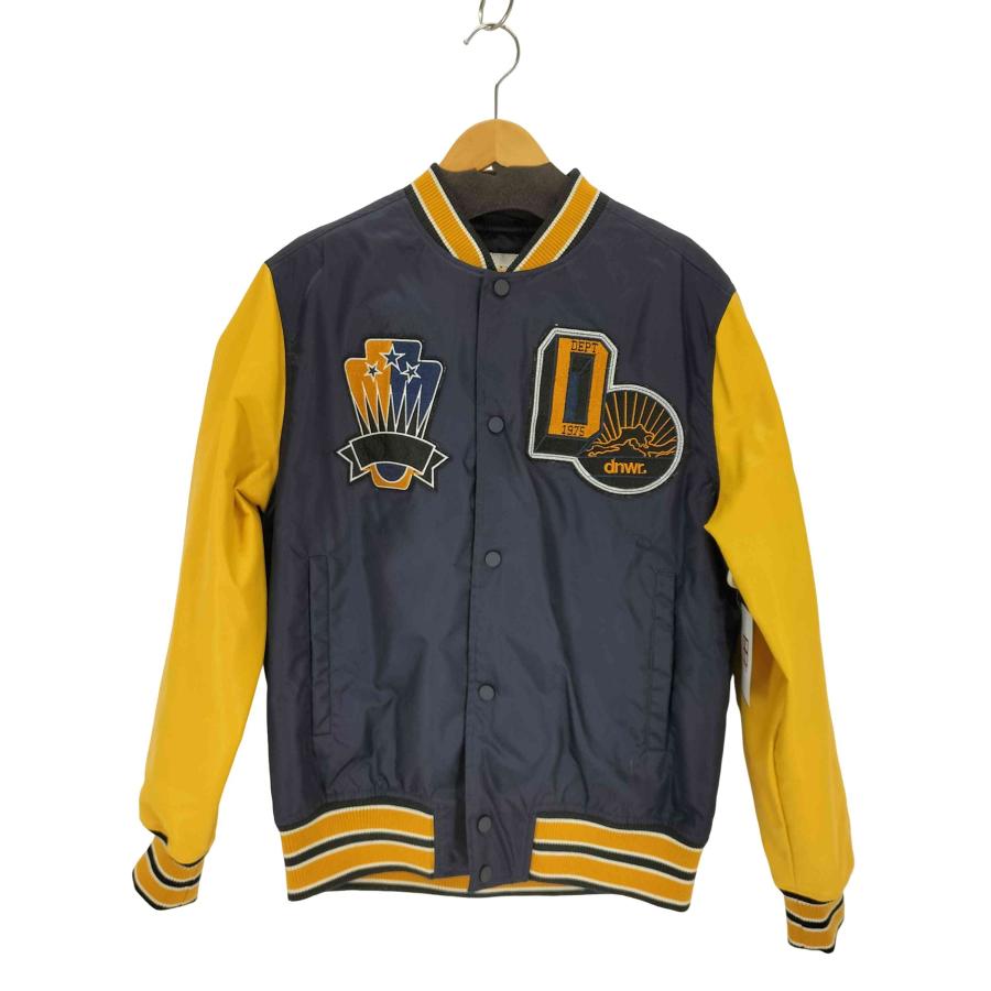 KMK ダブルロゴワッペン/Arm LINE切替ビッグトラックスタジャン ZARA（ザラ） アーム切替ワッペンナイロンスタジャン メンズ import：S