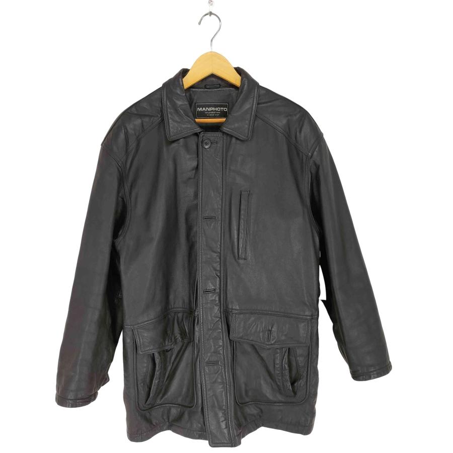 USED古着(ユーズドフルギ) {{MANPHOTO}} caw leather カウレザーカー