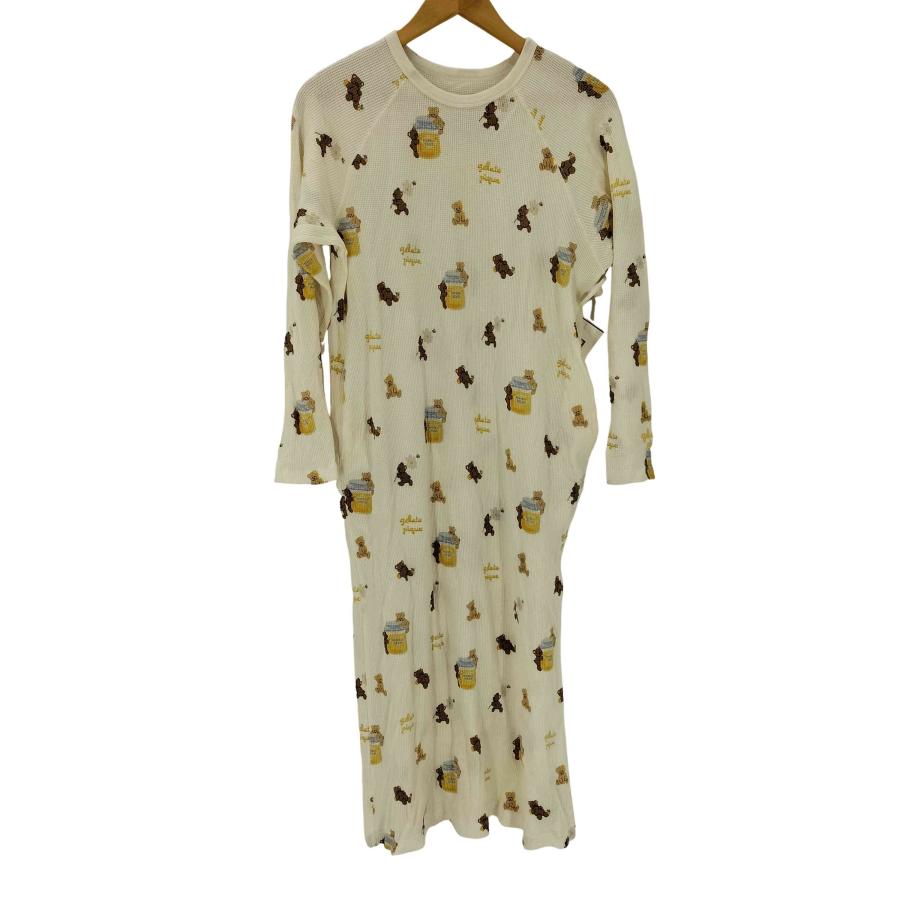 gelato pique（ジェラートピケ） はちみつベア柄ワンピース レディース