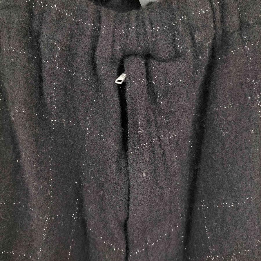 BLACK COMME des GARCONS ラメステッチウールサルエルパンツ BLACK COMME des GARCONS ラメステッチウールサルエルパンツ BLACK